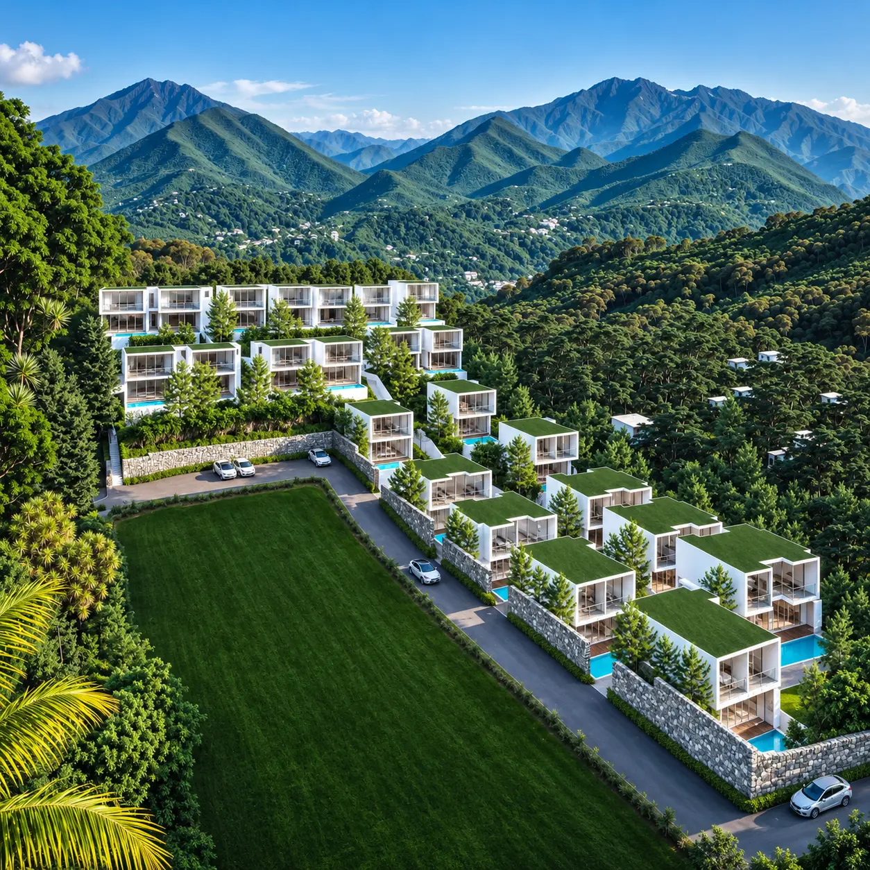 Panorama Kata Ocean View Villas hillside pool villa with sea view