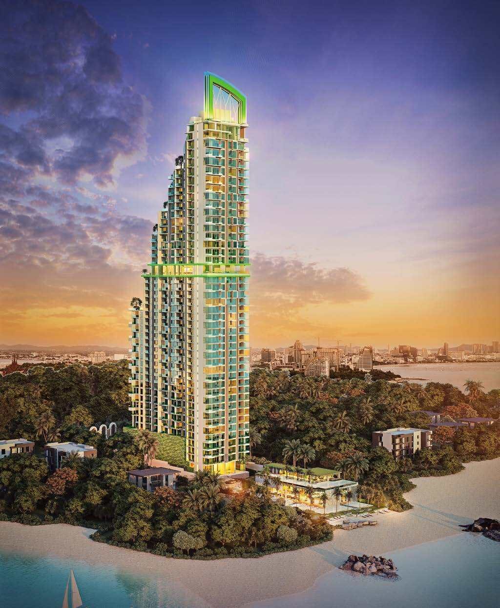 The Riviera Palm Beach Wongamat condominium in Wongamat, Pattaya