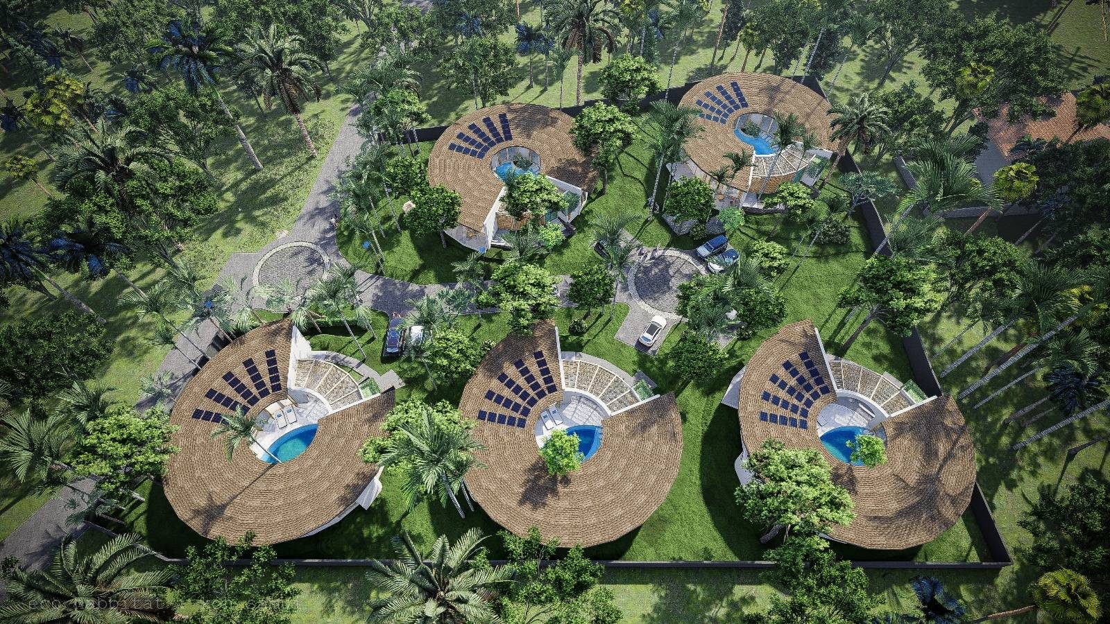 Eco Habitat - Dir Nest villa in Maenam, Koh Samui